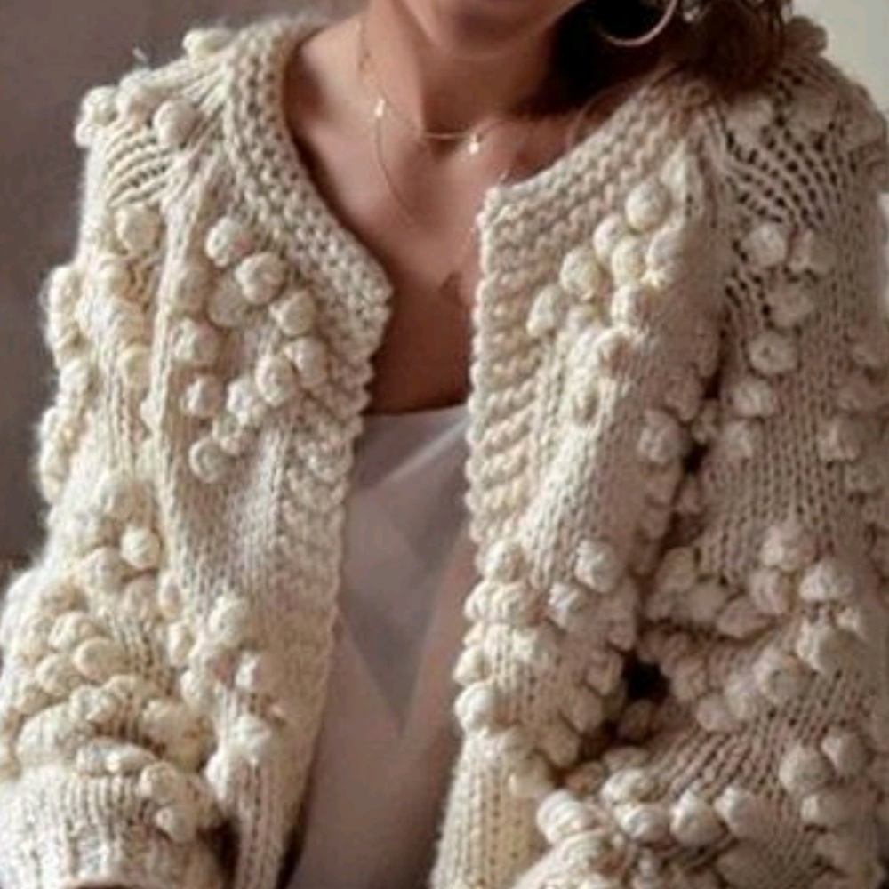 5🌟star rated💼 Handmade Oversized Chunky Sweater - Picture 2 of 6